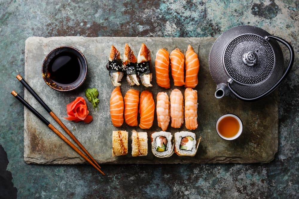 Sushi y sashimi