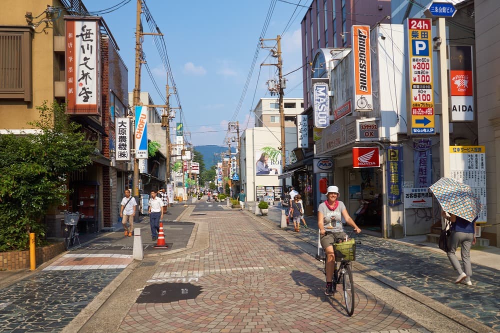 Paseo en bicicleta por la ciudad