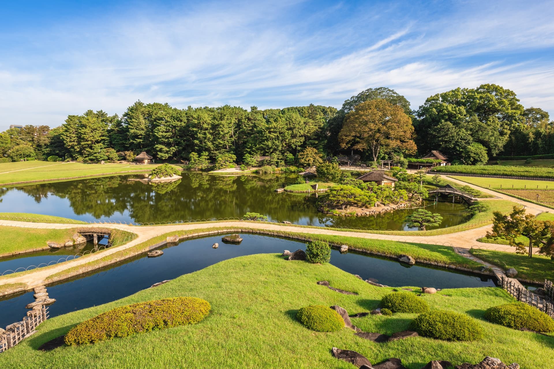 El jardín Koraku-en en Okayama